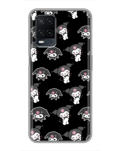 Чехол для OPPO A54 с картинкой «Черный паттерн Kuromi» Чехол для OPPO A54 с картинкой «Черный паттерн Kuromi»