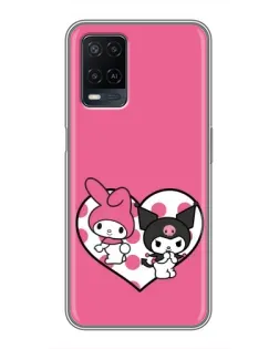 Чохол для OPPO A54 з картинкою «Kuromi та My Melody» Чохол для OPPO A54 з картинкою «Kuromi та My Melody»