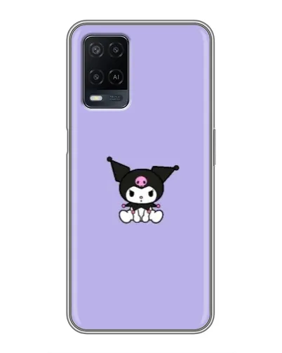 Чехол для OPPO A54 с картинкой «Kuromi — фиолетовый минимализм» Чехол для OPPO A54 с картинкой «Kuromi — фиолетовый минимализм»
