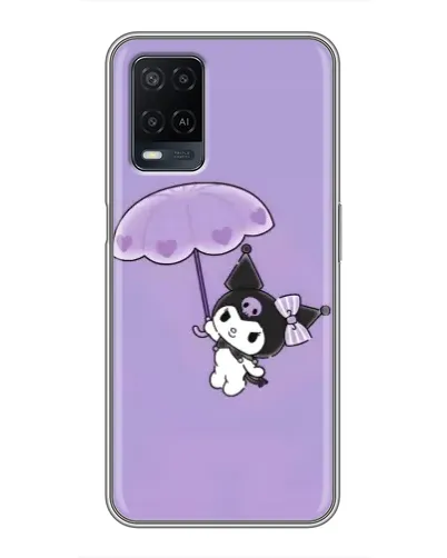 Чехол для OPPO A54 с картинкой «Kuromi с зонтиком» Чехол для OPPO A54 с картинкой «Kuromi с зонтиком»