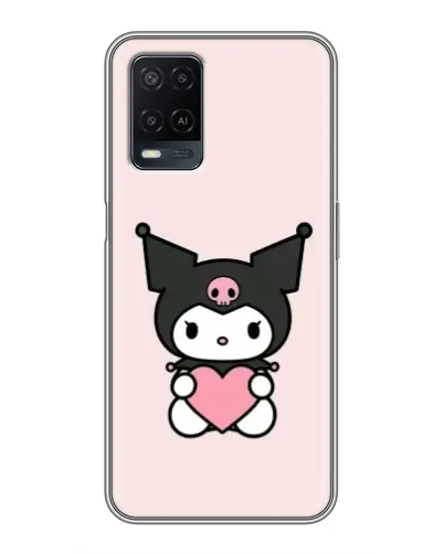Чехол для OPPO A54 с картинкой «Kuromi и сердце» Чехол для OPPO A54 с картинкой «Kuromi и сердце»