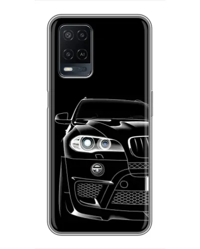 Чехол для OPPO A54 с картинкой «Темный силуэт BMW» Чехол для OPPO A54 с картинкой «Темный силуэт BMW»