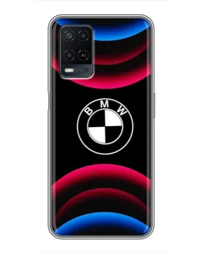 Чехол для OPPO A54 с картинкой «Логотип BMW и неоновые дуги» Чехол для OPPO A54 с картинкой «Логотип BMW и неоновые дуги»
