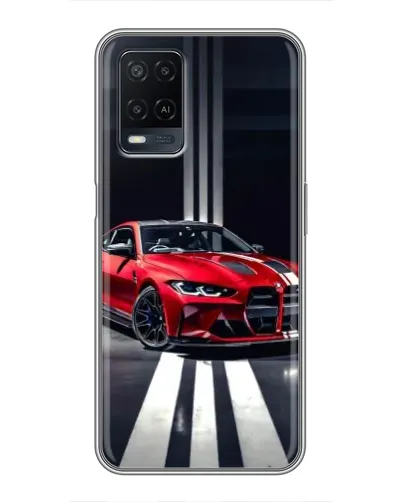 Чехол для OPPO A54 с картинкой «Красная BMW на дороге» Чехол для OPPO A54 с картинкой «Красная BMW на дороге»