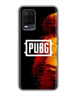 Чохол для OPPO A54 з картинкою «Яскравий логотип PUBG»