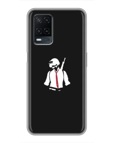 Чохол для OPPO A54 з картинкою «PUBG — силует воїна» Чохол для OPPO A54 з картинкою «PUBG — силует воїна»