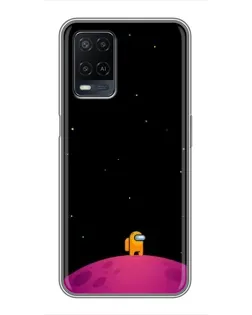 Чохол для OPPO A54 з картинкою «Самотній герой на планеті»