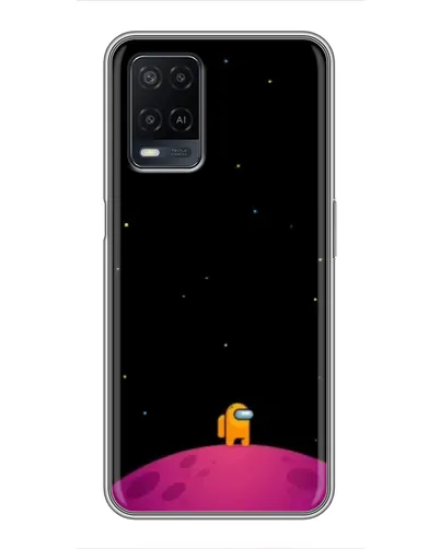 Чехол для OPPO A54 с картинкой «Одинокий герой на планете» Чехол для OPPO A54 с картинкой «Одинокий герой на планете»