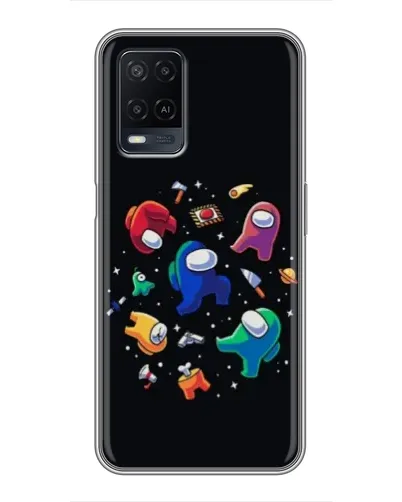 Чехол для OPPO A54 с картинкой «Among Us космос» Чехол для OPPO A54 с картинкой «Among Us космос»