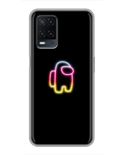 Чехол для OPPO A54 с картинкой «Among Us градиент» Чехол для OPPO A54 с картинкой «Among Us градиент»