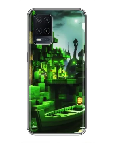 Чехол для OPPO A54 с картинкой «Minecraft лесной пейзаж» Чехол для OPPO A54 с картинкой «Minecraft лесной пейзаж»