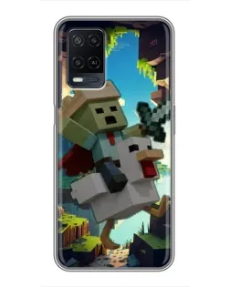 Чохол для OPPO A54 з картинкою «Стів та гусь»