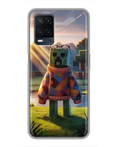Чехол для OPPO A54 с картинкой «Крипер в свитере» Чехол для OPPO A54 с картинкой «Крипер в свитере»