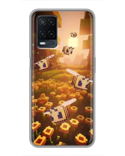 Чехол для OPPO A54 с картинкой «Поле подсолнухов» Чехол для OPPO A54 с картинкой «Поле подсолнухов»