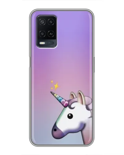 Чехол для OPPO A54 с картинкой «Единорог градиент» Чехол для OPPO A54 с картинкой «Единорог градиент»