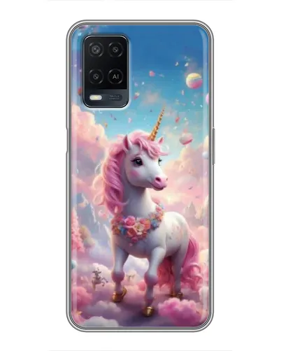 Чехол для OPPO A54 с картинкой «Единорог среди облаков» Чехол для OPPO A54 с картинкой «Единорог среди облаков»
