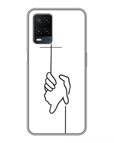 Чехол для OPPO A54 с картинкой «Рука держит» Чехол для OPPO A54 с картинкой «Рука держит»