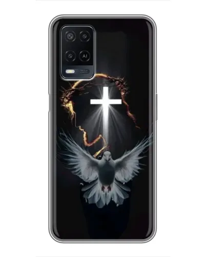 Чехол для OPPO A54 с картинкой «Голубь и Свет» Чехол для OPPO A54 с картинкой «Голубь и Свет»