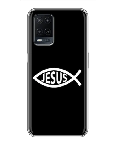 Чехол для OPPO A54 с картинкой «Классический Jesus» Чехол для OPPO A54 с картинкой «Классический Jesus»
