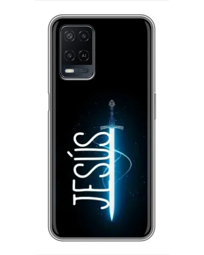 Чехол для OPPO A54 с картинкой «Меч Духа Jesus» Чехол для OPPO A54 с картинкой «Меч Духа Jesus»