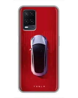 Чохол для OPPO A54 з картинкою «Tesla Top View» Чохол для OPPO A54 з картинкою «Tesla Top View»