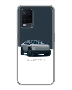 Чохол для OPPO A54 з картинкою «Сріблястий Cybertruck Tesla» Чохол для OPPO A54 з картинкою «Сріблястий Cybertruck Tesla»