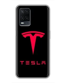 Чохол для OPPO A54 з картинкою «Tesla Red Logo» Чохол для OPPO A54 з картинкою «Tesla Red Logo»