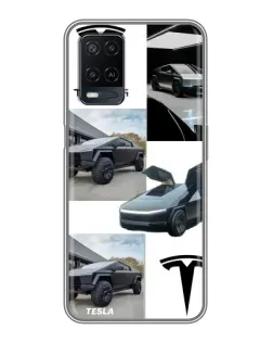 Чохол для OPPO A54 з картинкою «Колаж Cybertruck Tesla» Чохол для OPPO A54 з картинкою «Колаж Cybertruck Tesla»