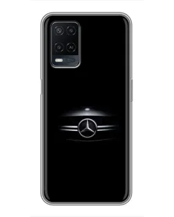 Чехол для OPPO A54 с картинкой «Mercedes — абстрактные линии» Чехол для OPPO A54 с картинкой «Mercedes — абстрактные линии»