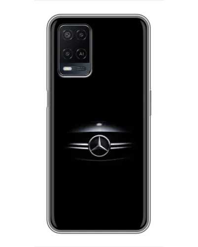 Чехол для OPPO A54 с картинкой «Mercedes — абстрактные линии» Чехол для OPPO A54 с картинкой «Mercedes — абстрактные линии»