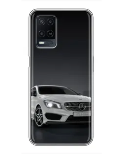 Чехол для OPPO A54 с картинкой «Mercedes AMG GT Silver» Чехол для OPPO A54 с картинкой «Mercedes AMG GT Silver»
