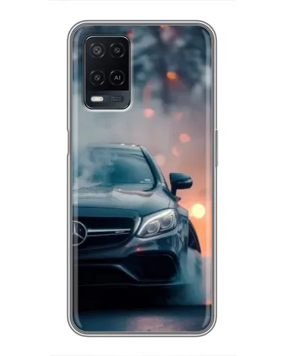 Чехол для OPPO A54 с картинкой «Mercedes — ночной город» Чехол для OPPO A54 с картинкой «Mercedes — ночной город»