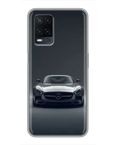 Чехол для OPPO A54 с картинкой «Mercedes на черном» Чехол для OPPO A54 с картинкой «Mercedes на черном»