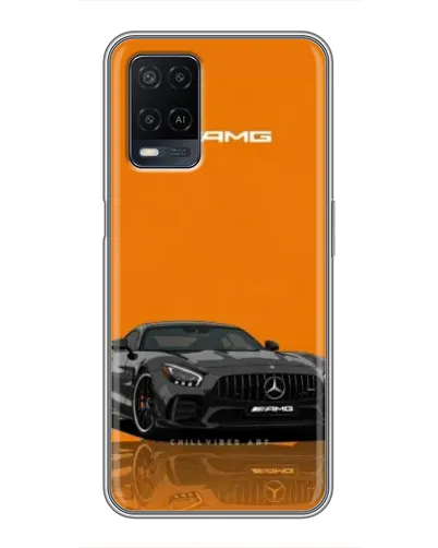 Чехол для OPPO A54 с картинкой «Оранжевый Mercedes AMG» Чехол для OPPO A54 с картинкой «Оранжевый Mercedes AMG»