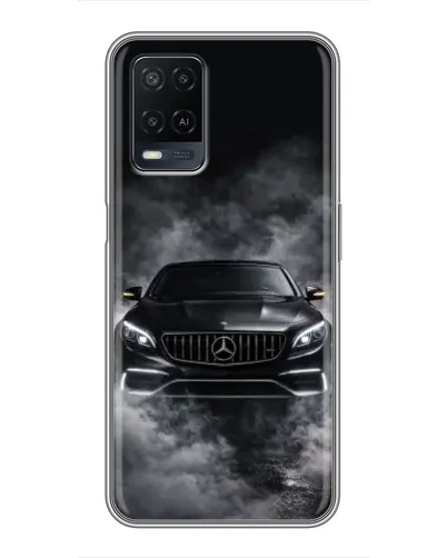Чехол для OPPO A54 с картинкой «Mercedes в дыму» Чехол для OPPO A54 с картинкой «Mercedes в дыму»