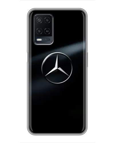 Чехол для OPPO A54 с картинкой «Mercedes на металле» Чехол для OPPO A54 с картинкой «Mercedes на металле»