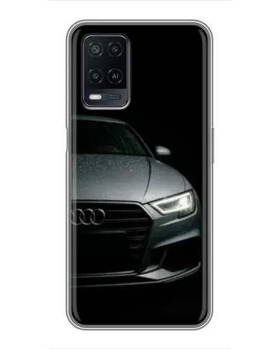 Чехол для OPPO A54 с картинкой «Audi — детализация кузова» Чехол для OPPO A54 с картинкой «Audi — детализация кузова»