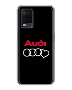 Чехол для OPPO A54 с картинкой «Логотип Audi Heart» Чехол для OPPO A54 с картинкой «Логотип Audi Heart»