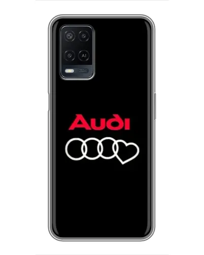 Чехол для OPPO A54 с картинкой «Логотип Audi Heart» Чехол для OPPO A54 с картинкой «Логотип Audi Heart»