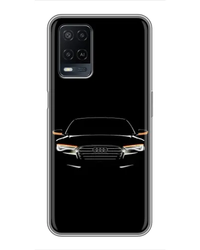 Чехол для OPPO A54 с картинкой «Audi — ночной контур» Чехол для OPPO A54 с картинкой «Audi — ночной контур»