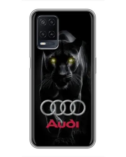 Чехол для OPPO A54 с картинкой «Пантера и Audi» Чехол для OPPO A54 с картинкой «Пантера и Audi»