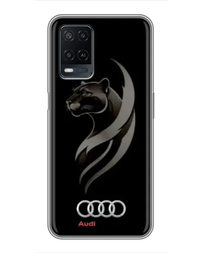 Чехол для OPPO A54 с картинкой «Графика — пантера и Audi» Чехол для OPPO A54 с картинкой «Графика — пантера и Audi»