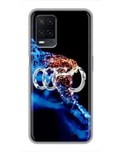 Чехол для OPPO A54 с картинкой «Энергия лого Audi» Чехол для OPPO A54 с картинкой «Энергия лого Audi»