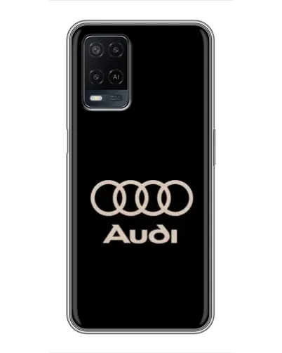 Чехол для OPPO A54 с картинкой «Audi — золотой логотип» Чехол для OPPO A54 с картинкой «Audi — золотой логотип»