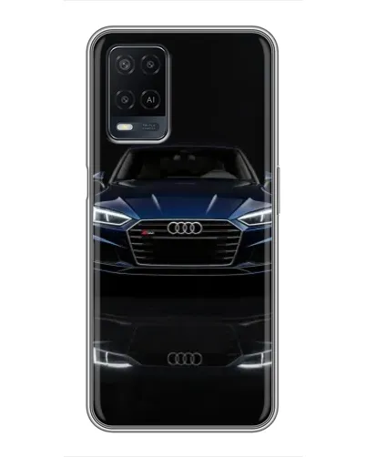 Чехол для OPPO A54 с картинкой «Audi — ночное отражение» Чехол для OPPO A54 с картинкой «Audi — ночное отражение»