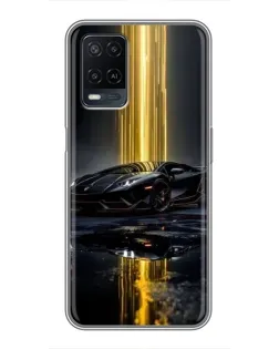Чохол для OPPO A54 з картинкою «Нічний Lamborghini драйв»