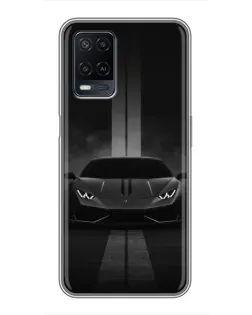 Чохол для OPPO A54 з картинкою «Lamborghini симетрія доріг»