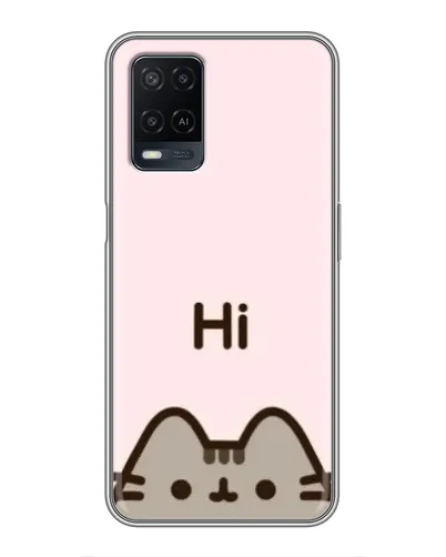 Чохол для OPPO A54 з картинкою «Пушин каже Hi»