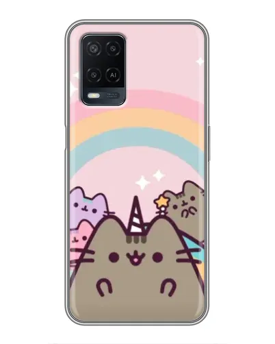 Чохол для OPPO A54 з картинкою «Єдиноріг Pusheen»