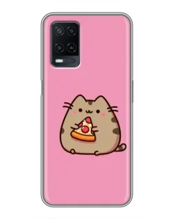 Чохол для OPPO A54 з картинкою «Пушин із піцою» Чохол для OPPO A54 з картинкою «Пушин із піцою»